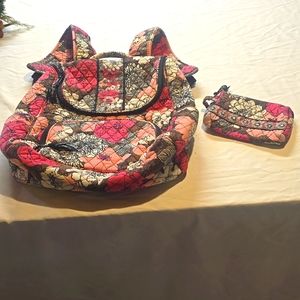 Vera bradley backpack with pencil case